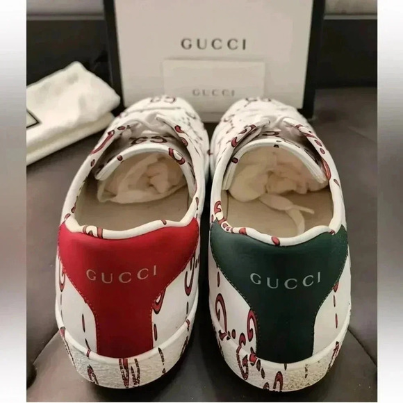 Gucci ace Apollo sneakers womens size 39.5 - Picture 6 of 8